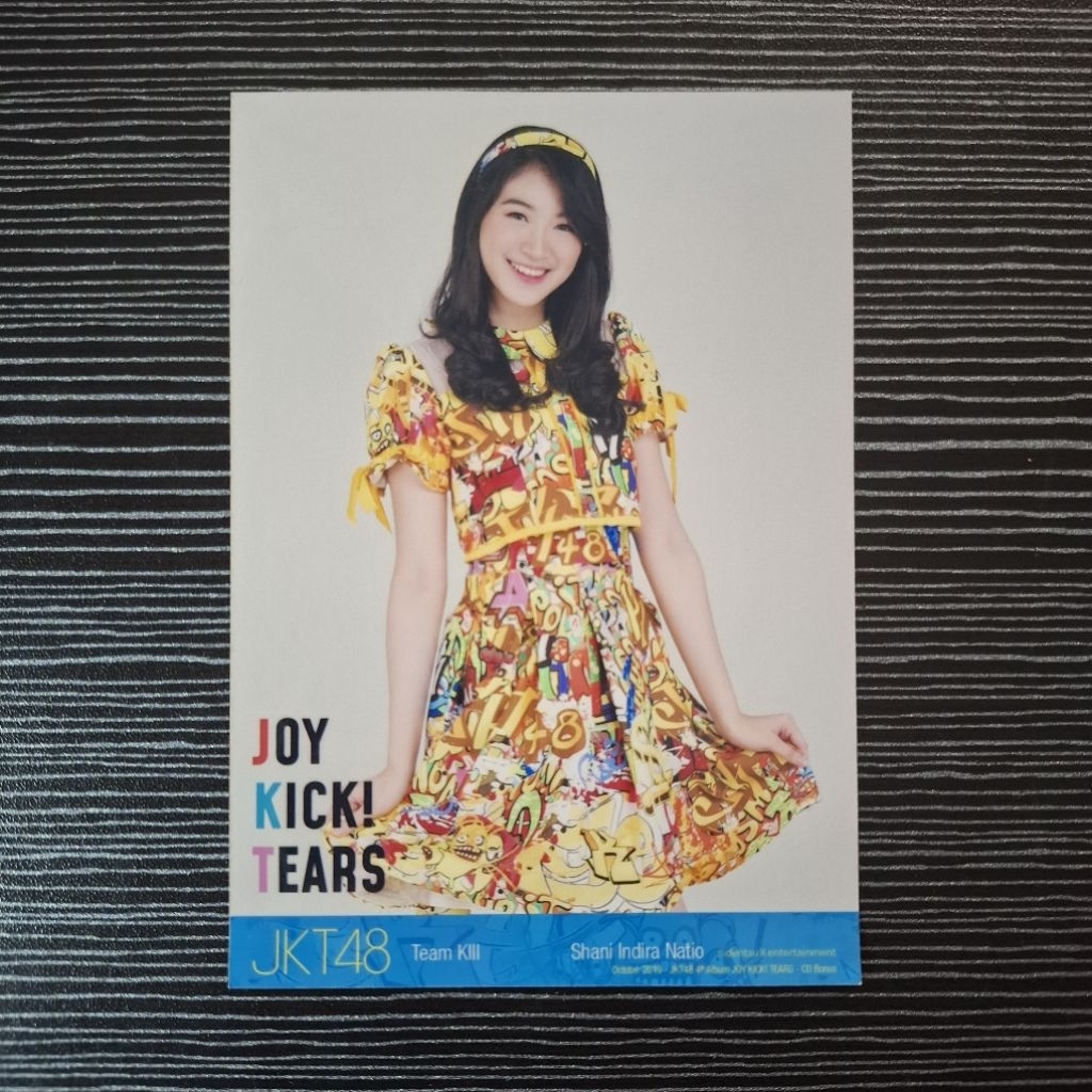Photopack PP JKT48 Shani Joy Kick Tears Album 2019 Graffiti