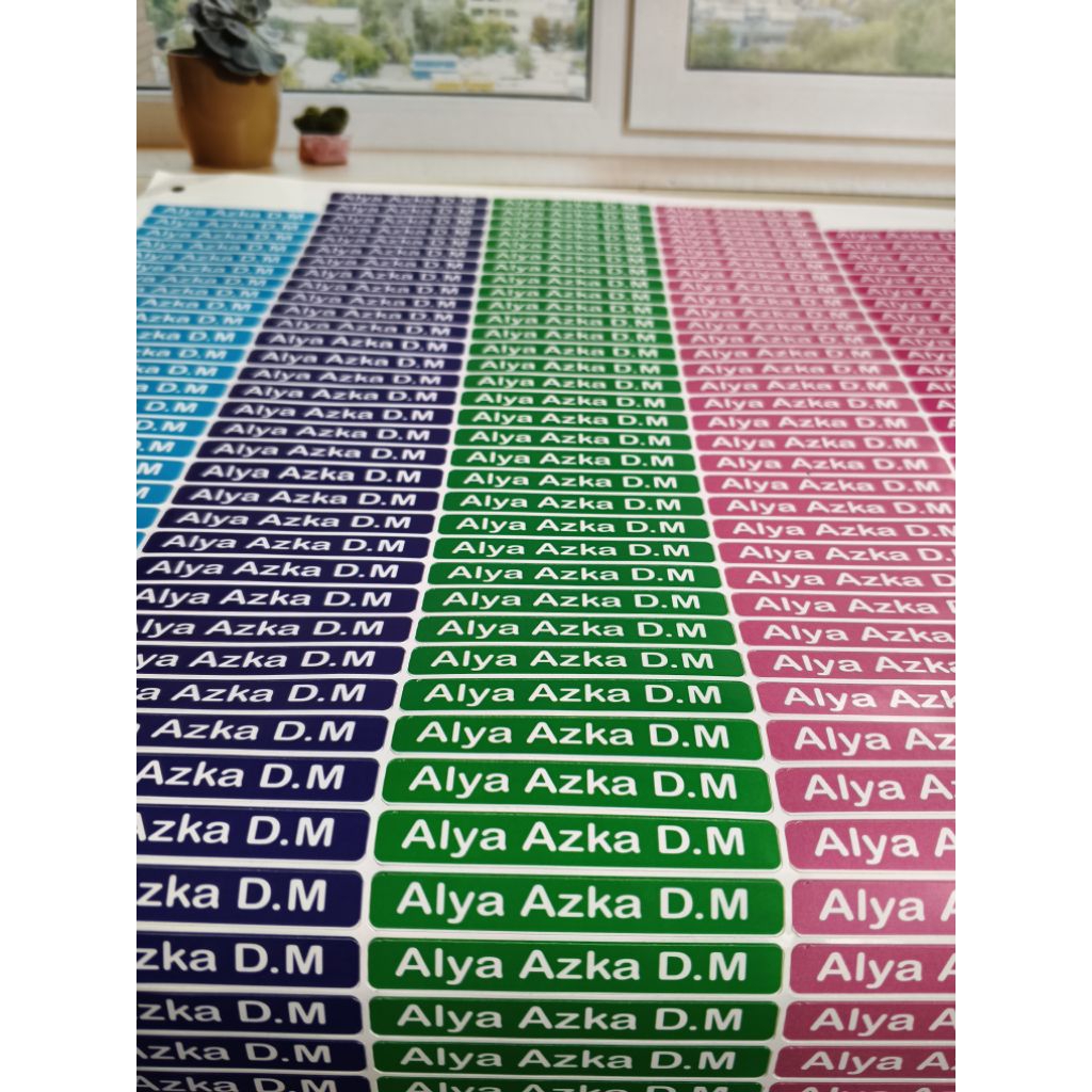 

(isi -+250) Stiker kecil untuk pulpen pensil dll