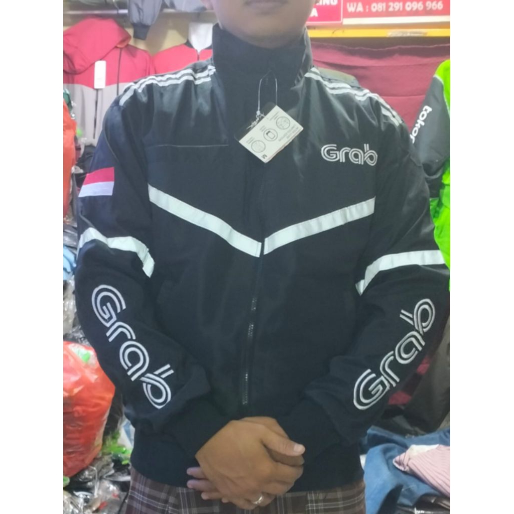 JAKET GRB SPESIAL AWEET HITAM M L XL XXL 3XL 4XL 5XL 6XL 7XL 8XL