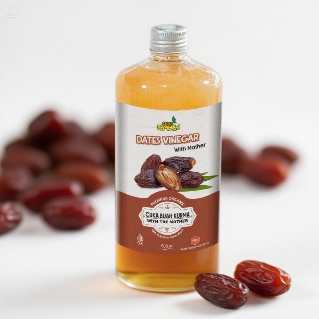 

Cuka Kurma Suur Lemoen dates vinegar with mother 500ml Menjaga kelembapan dan mencerahkan wajah