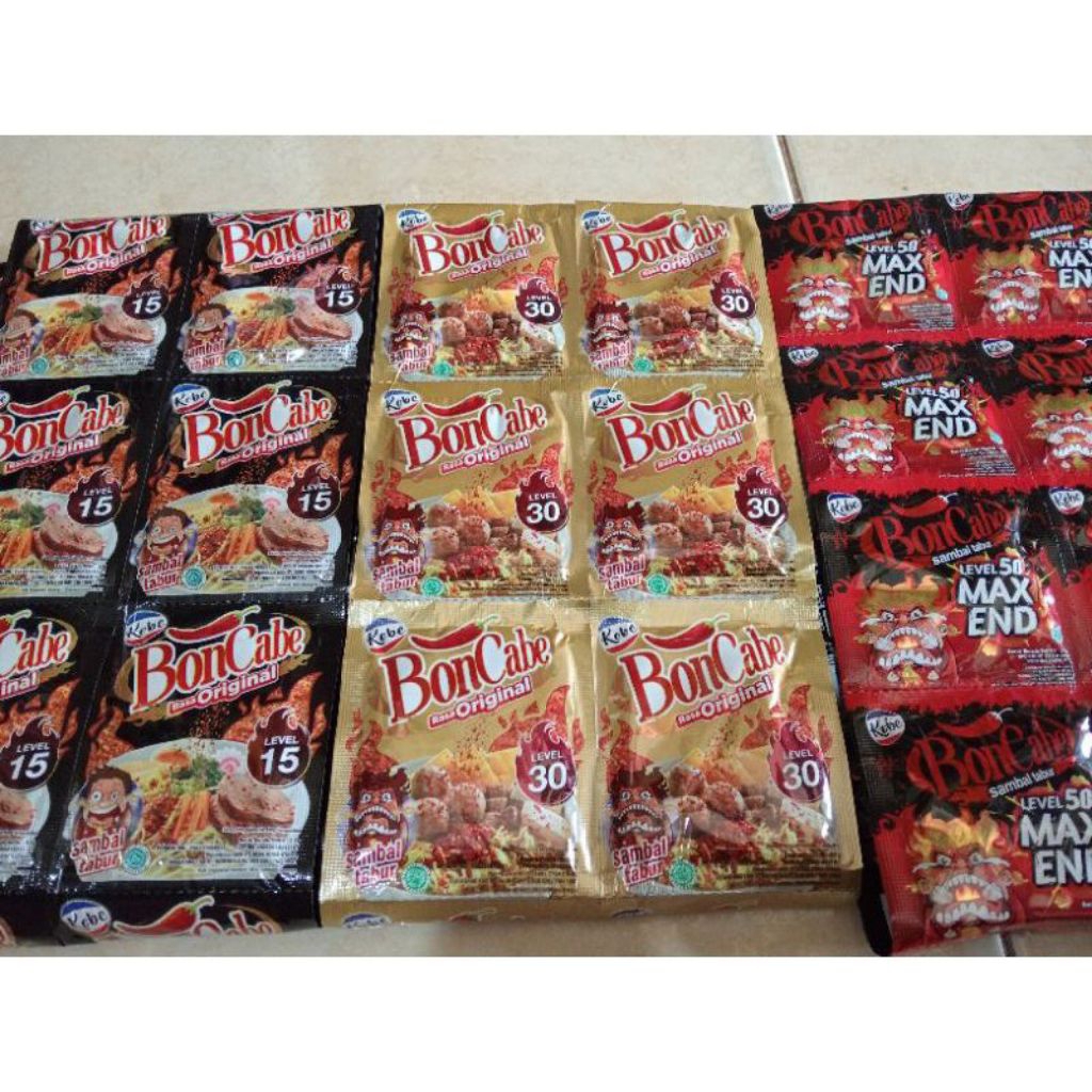 

Boncabe Bubuk Serenteng Isi 12pcs