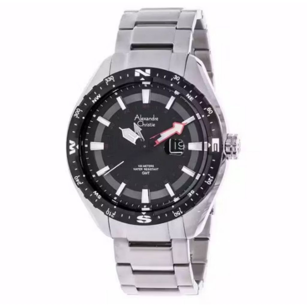 JAM TANGAN PRIA ALEXANDER CHRISTIE AC 6436 MC 100% ORIGINAL BERGARANSI RESMI 1 TAHUN RANTAI SILVER S