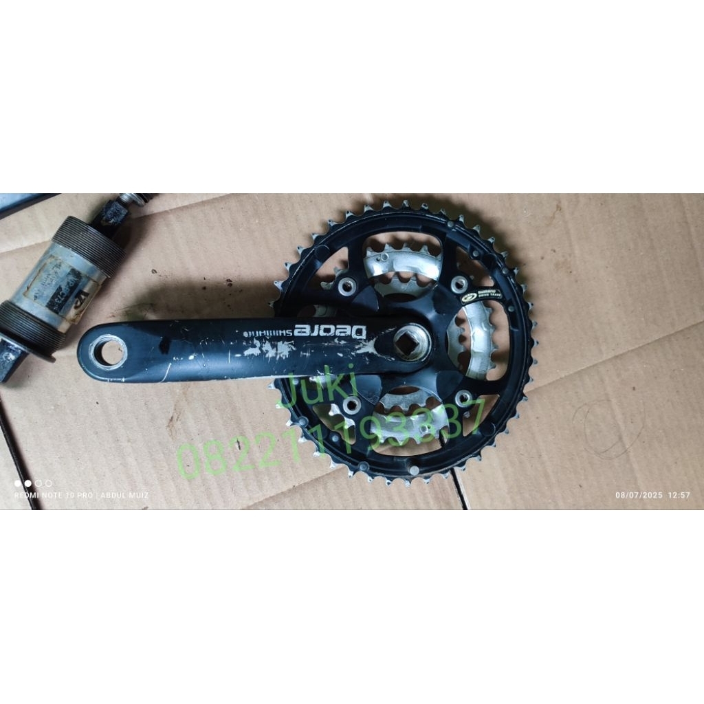 crank deore fc m510 japan 3 speed