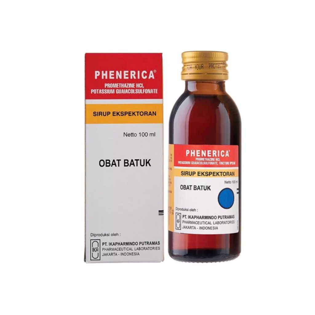 

phenerika Syrup obat batuk expektoran 100ml
