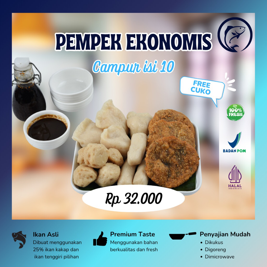 

Isi 10 Pempek Abaalifood Garansi