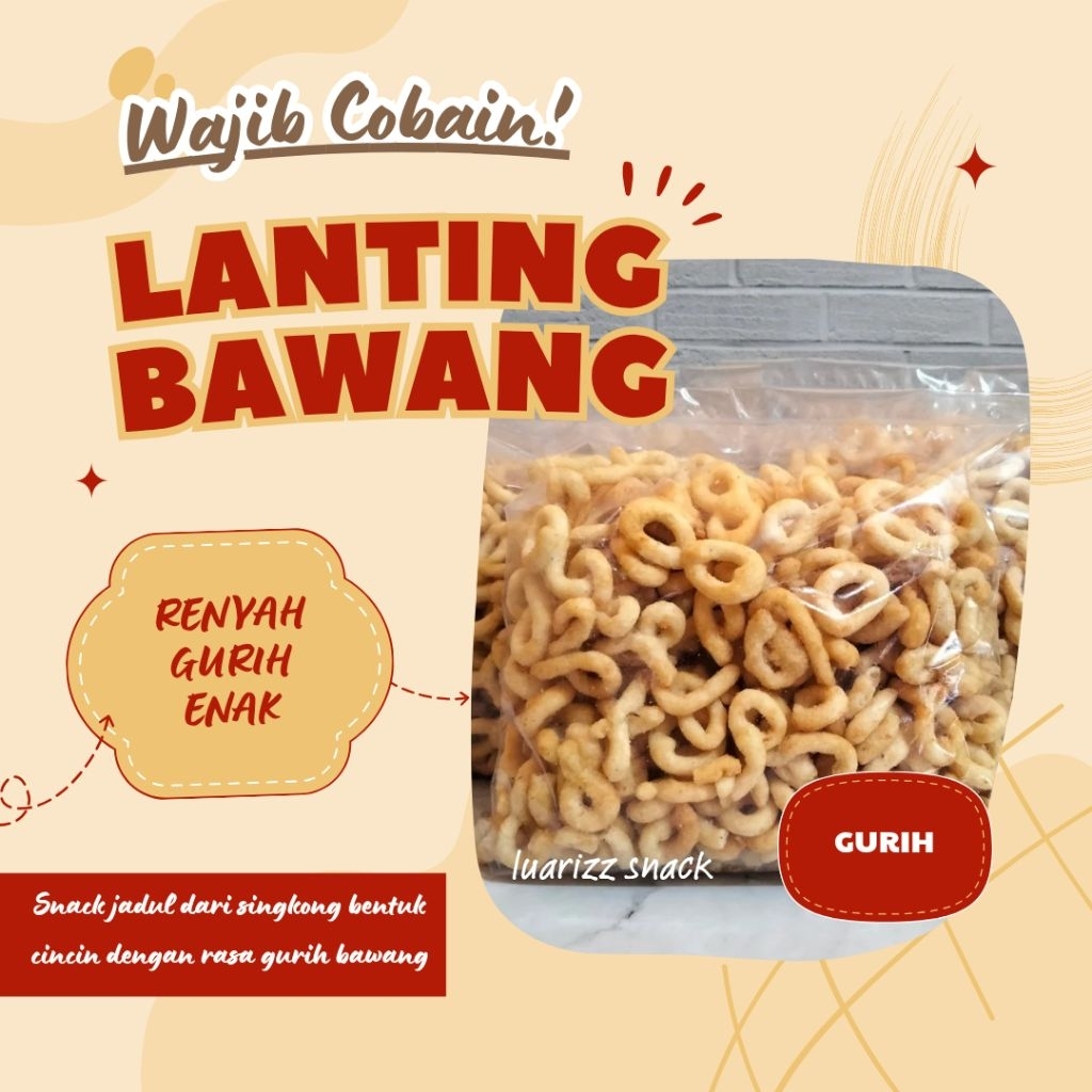 

250 gr Lanting Klanting Rasa Bawang Kiloan