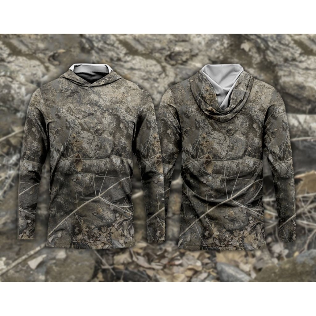 BAJU CAMO HUNTING BERBURU | BAJU CAMO | PAKAIAN BERBURU | BAJU CAMO LENGAN PANJANG | MOTIF HUTAN | S