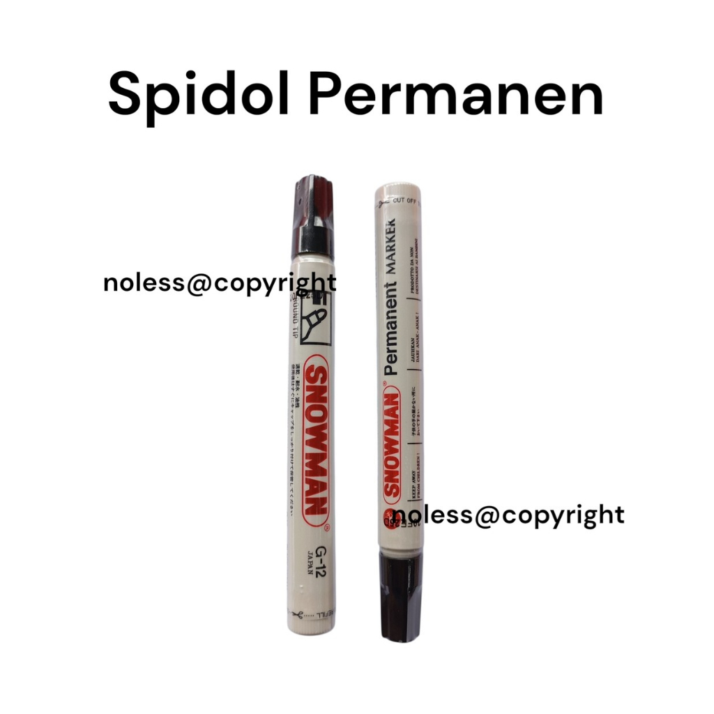 

NL (1 biji) Spidol Snowman Permanen / Spidol Permanen / Tidak Bisa Dihapus AG-12