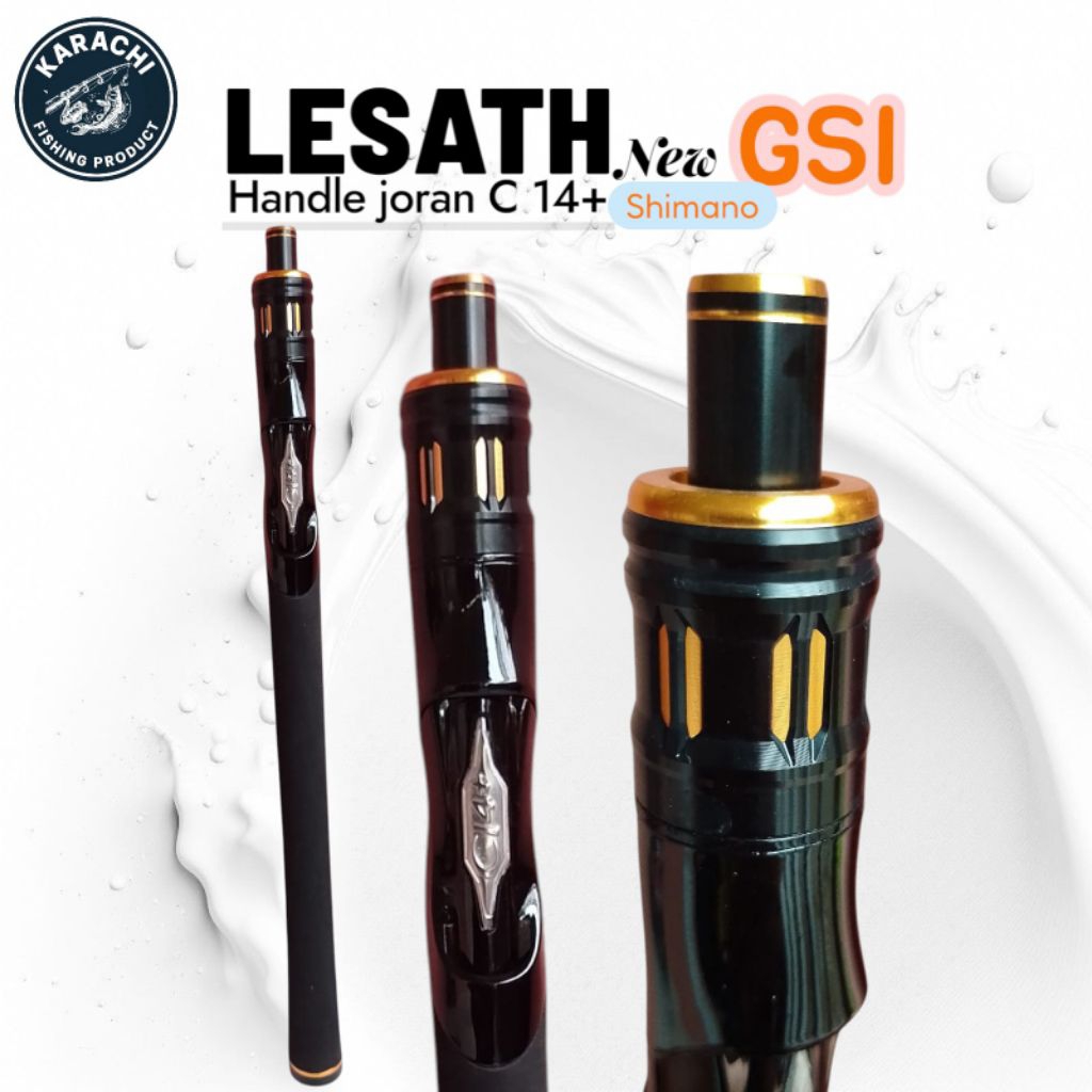 Handle LESATH C14+ new GSi model baru/custom joran shimano