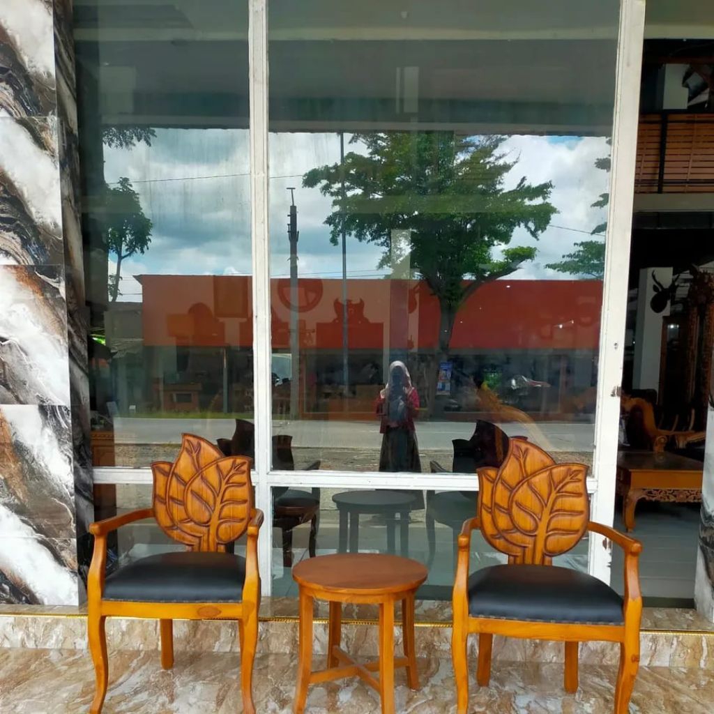 kursi teras kayu jati, kursi santai kayu jati