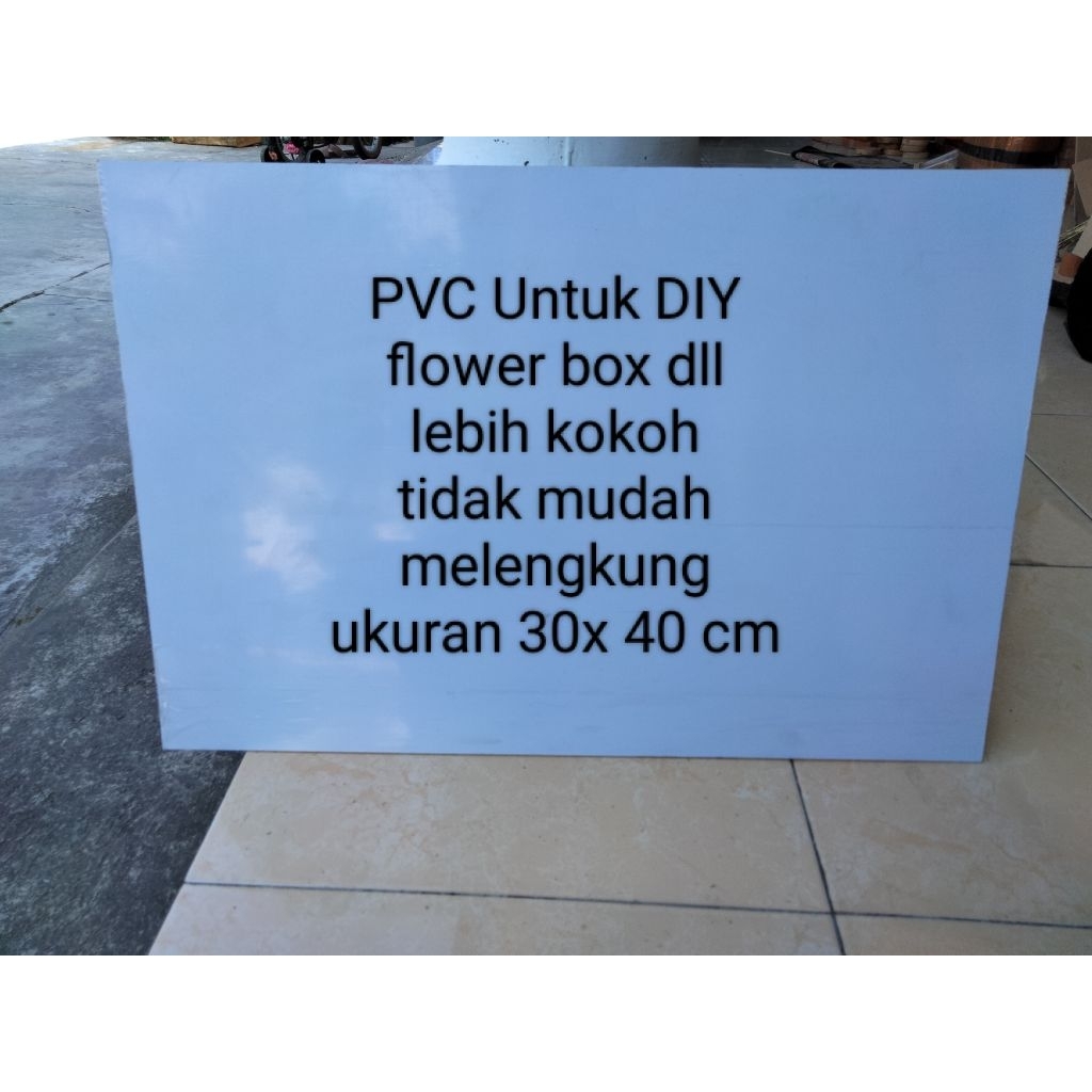

PVC BOARD foam 30x40 premium kokoh 3 mm