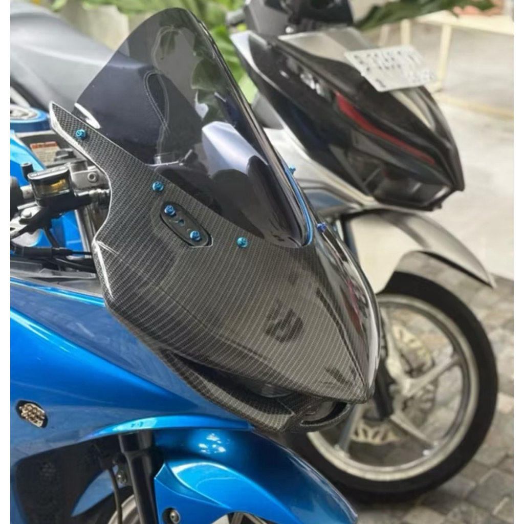 Cover lampu buta gsx r cover headlamp gsx r150 kedok tameng topeng gsxr
