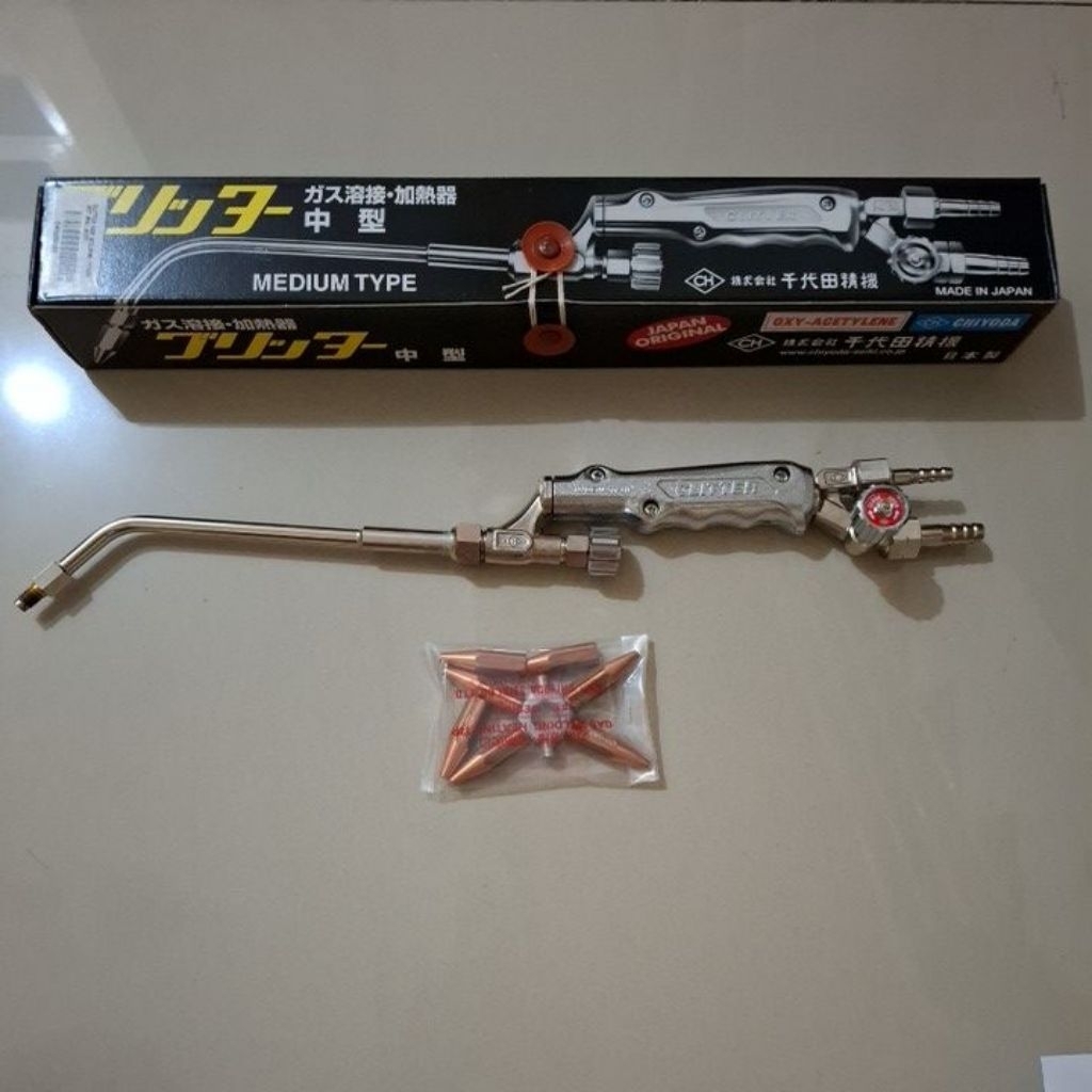 Glitter gas welding torch set MW acetylene Chiyoda original #CH0000198