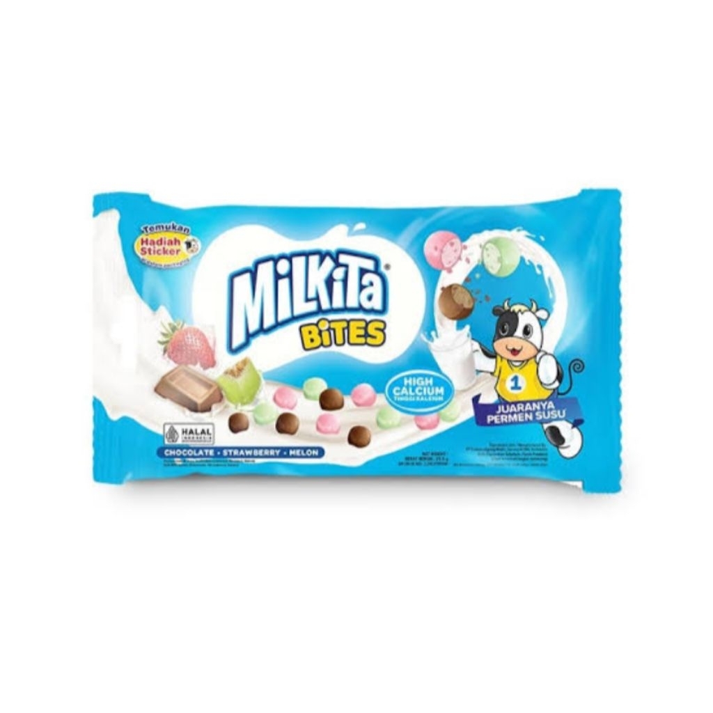 

MILKITA CANDY BITES 24 GRAM X 10 PCS