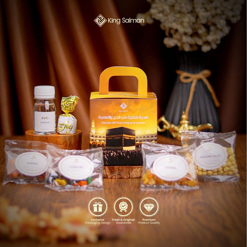 

King Salman - Oleh-Oleh Haji & Umroh SHAFA Gold - Gable Box