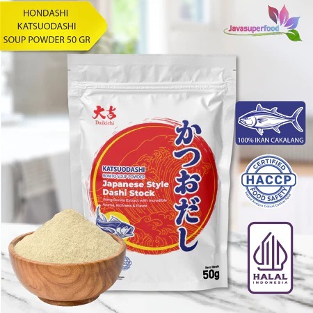 

[HALAL] DAIKICHI KATSUODASHI BONITO SOUP POWDER 50GR / BUBUK KALDU IKAN BONITO KERING / BUBUK KATSUOBUSHI
