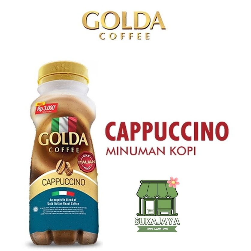 Golda Coffee Dolce Cappuccino 200ml / Golda Cappuccino Botol