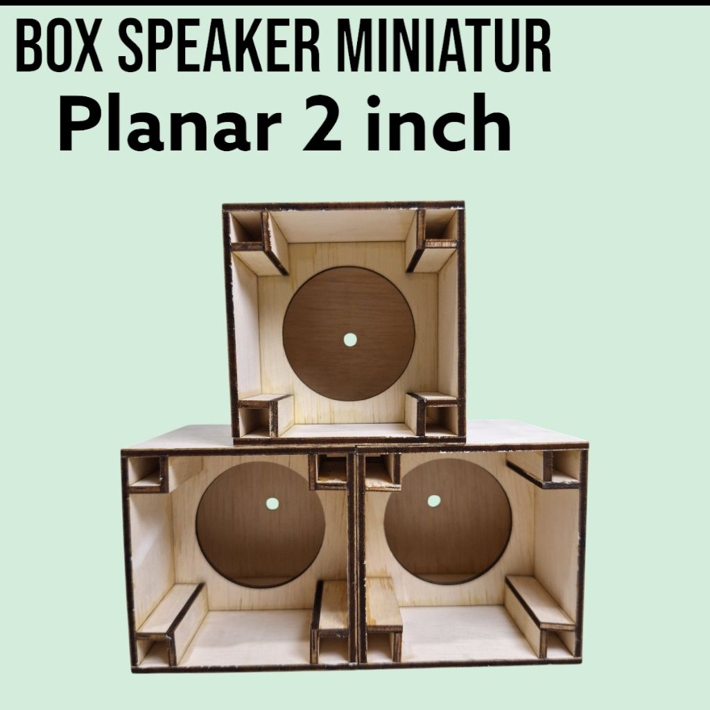 Miniatur Box Speaker Planar 2 Inch - 1 box