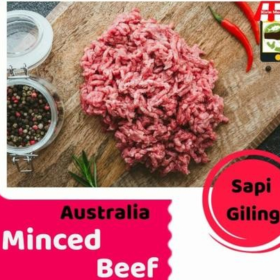 

Australia mince beef (15-20% fat) - kemasan 500gr