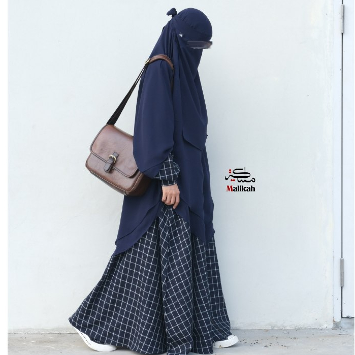 Double Layers Chiffon Khimar ( Silky Chiffon )