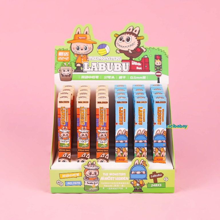 

[1Pcs] Pulpen Gel Cetek Blind Box Pen Gel Karakter Lucu Tinta Hitam