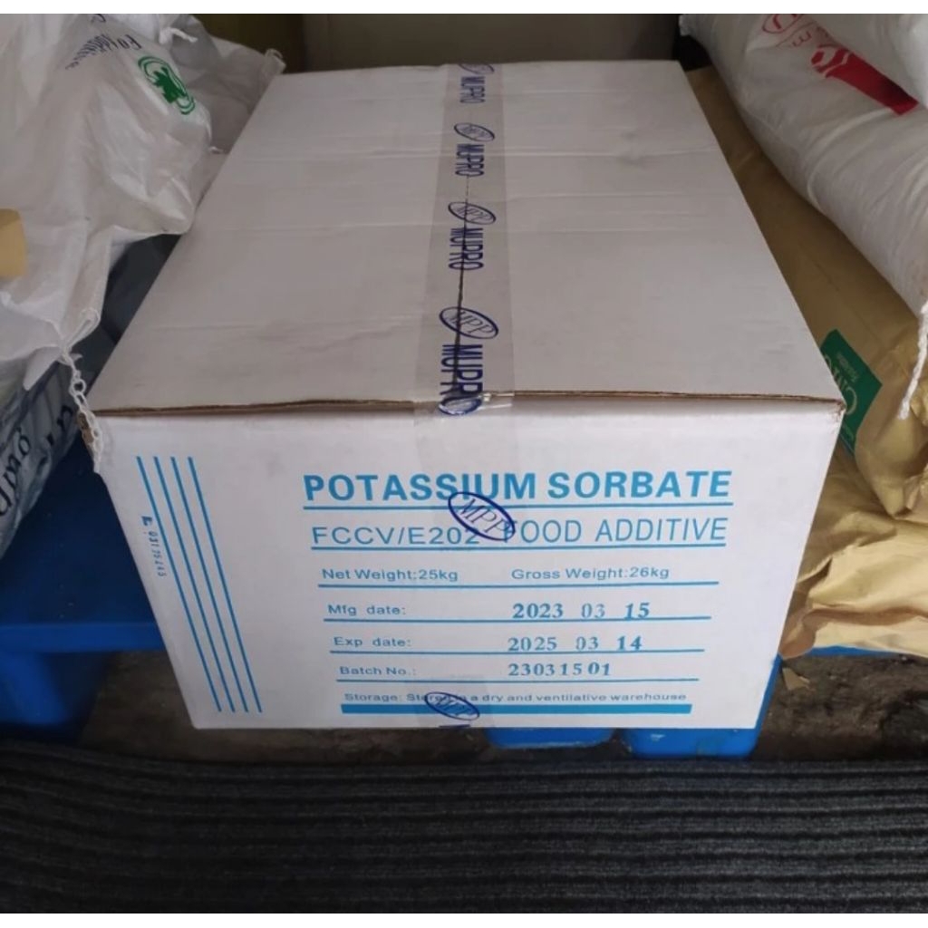 

potassium sorbate mupro 25kg food grade