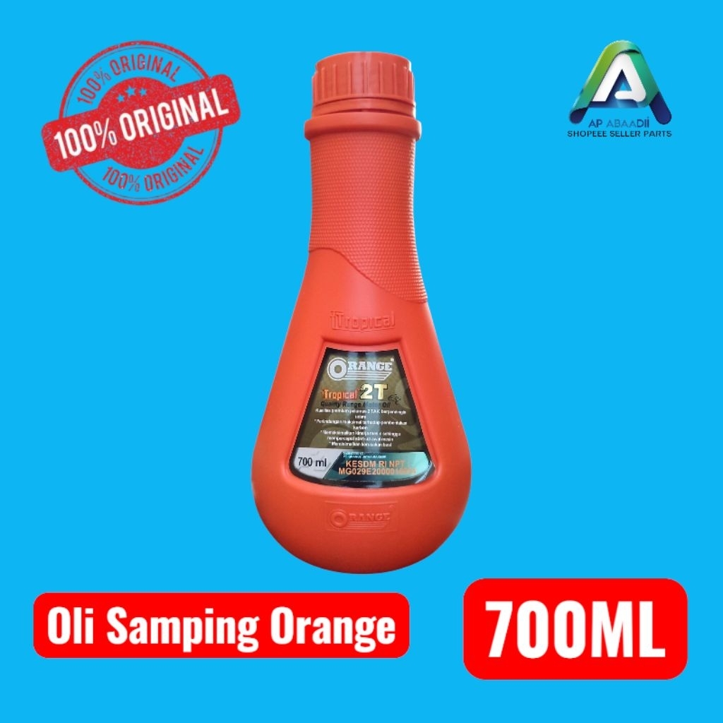 Oli Orange 700Ml, Oli Samping 2 T, Oli Wangi