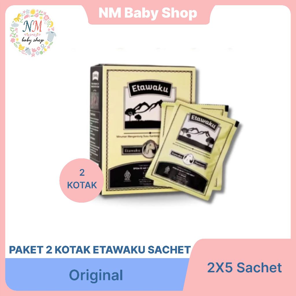 

ETAWAKU PAKET 2 KOTAK PLATINUM 1 KOTAK 5 SACHET 21GR SUSU KESEHATAN NM 21 GR SSKD