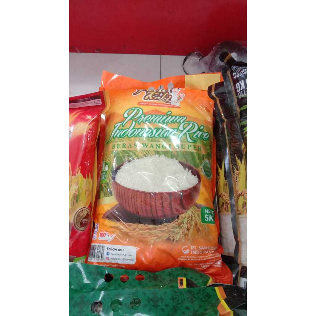 

Beras Putih Merk Putri Koki Premium 5kg