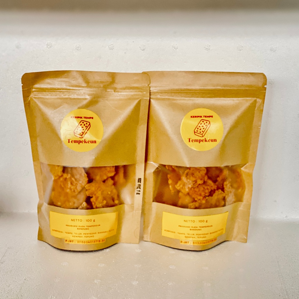 

2 Keripik Tempe Tempekeun Original 100g – Snack Tempe Renyah Gurih Khas Bandung