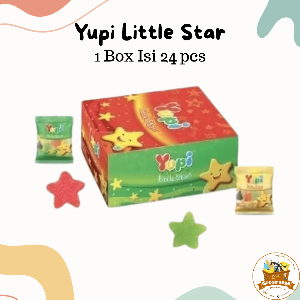 

Permen Yupi Little Star 1 Box Isi 24 pcs