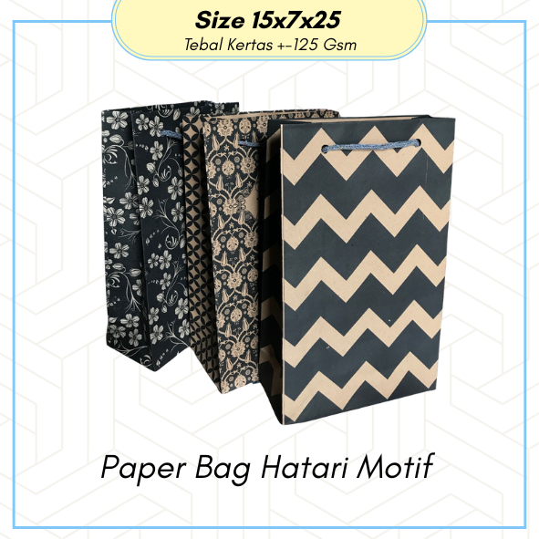 

PAPERBAG HATARI MOTIF uk. 15x25 MURAH UNTUK WAFER DAN MINUMAN/ TAS KADO / TAS KERTAS /KANTONG KERTAS