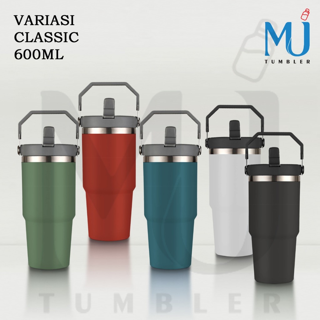 [ MJG8051 ] TUUMBLER CLASSIC 600ML STAINLESS NEW TUMBLER VIRAL - MJ TUMBLER OFFICIAL