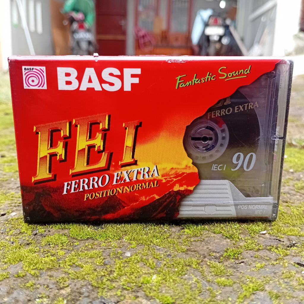 Kaset Kosong BASF FE I Ferro Extra 90 Type I Normal Position (1995) Segel Nos