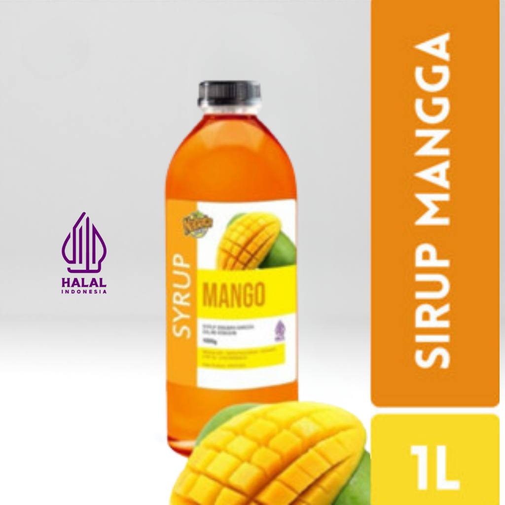 

Sirup Mangga 1 liter Nabata| Syrup Mango Premium Sirop Enak|Premium Syrup Mango Flavoured 1000 ml