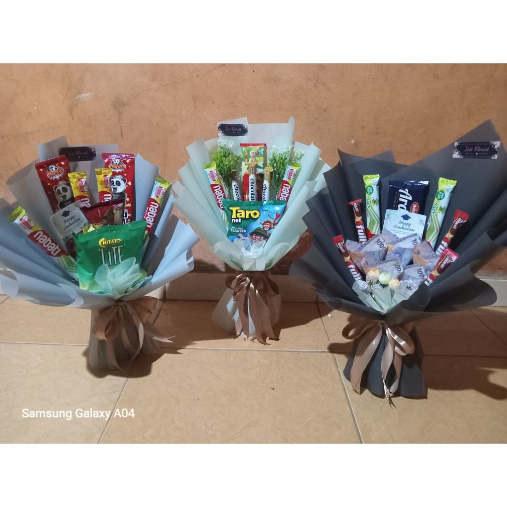 

Buket snack campur snek seharga 5ribu