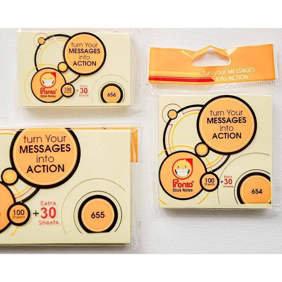 

Pronto Sticky Note PRONTO | Notes Memo Tempel - 653 - 654 - 656 (40x51mm)