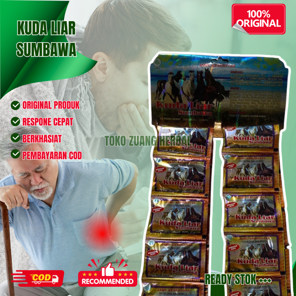 

Kapsul Cap Kuda Liar Sumbawa Renceng 20 Sachet Original