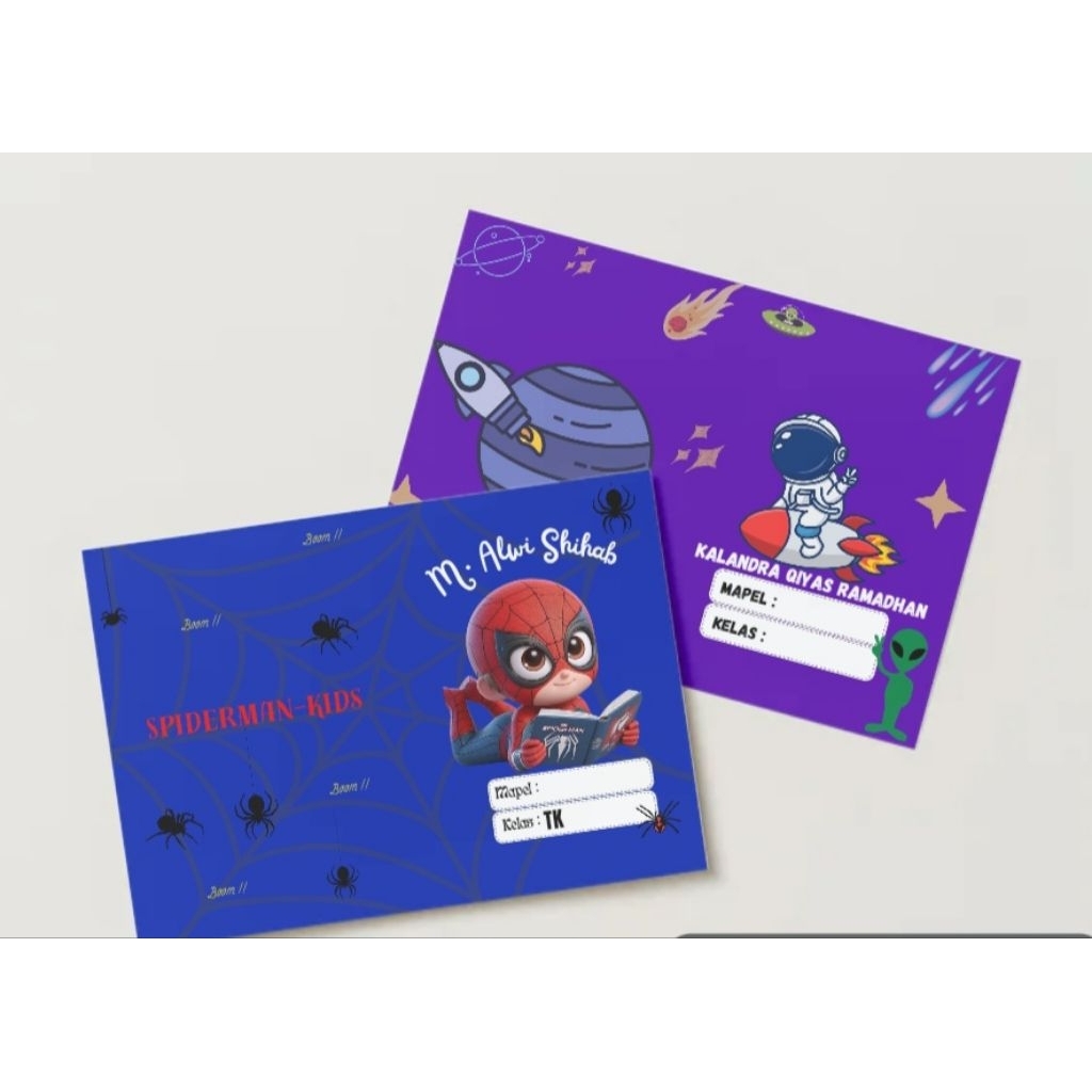 

Buku tulis costum paket hemat 1pack 12buku isi 36halaman|Free Desain|tambah nama, kelas, nama sekolah, mapel