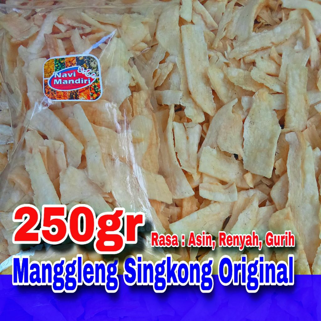 

Keripik singkong / Manggleng singkong original 250gr / keripik singkong