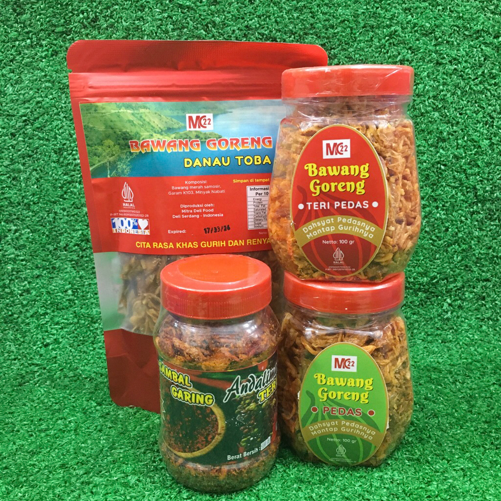 

Mc22 Bawang Goreng Original / Pedas / Teri / Andaliman Lokal HALAL