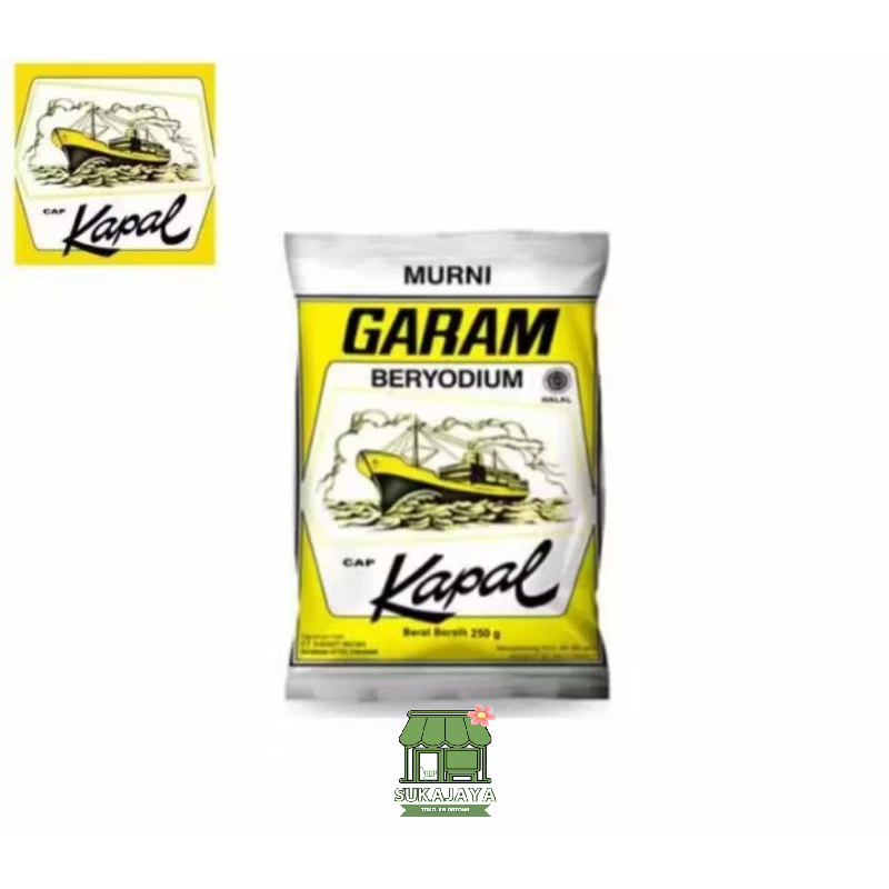 

Garam Dapur Beryodium Cap Kapal 250 Gr