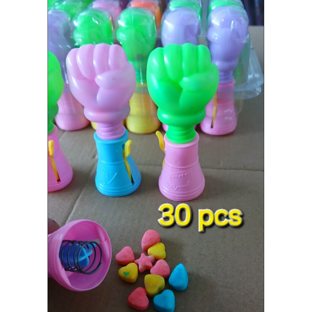 

permen mainan BOXING isi 30 pcs per pak