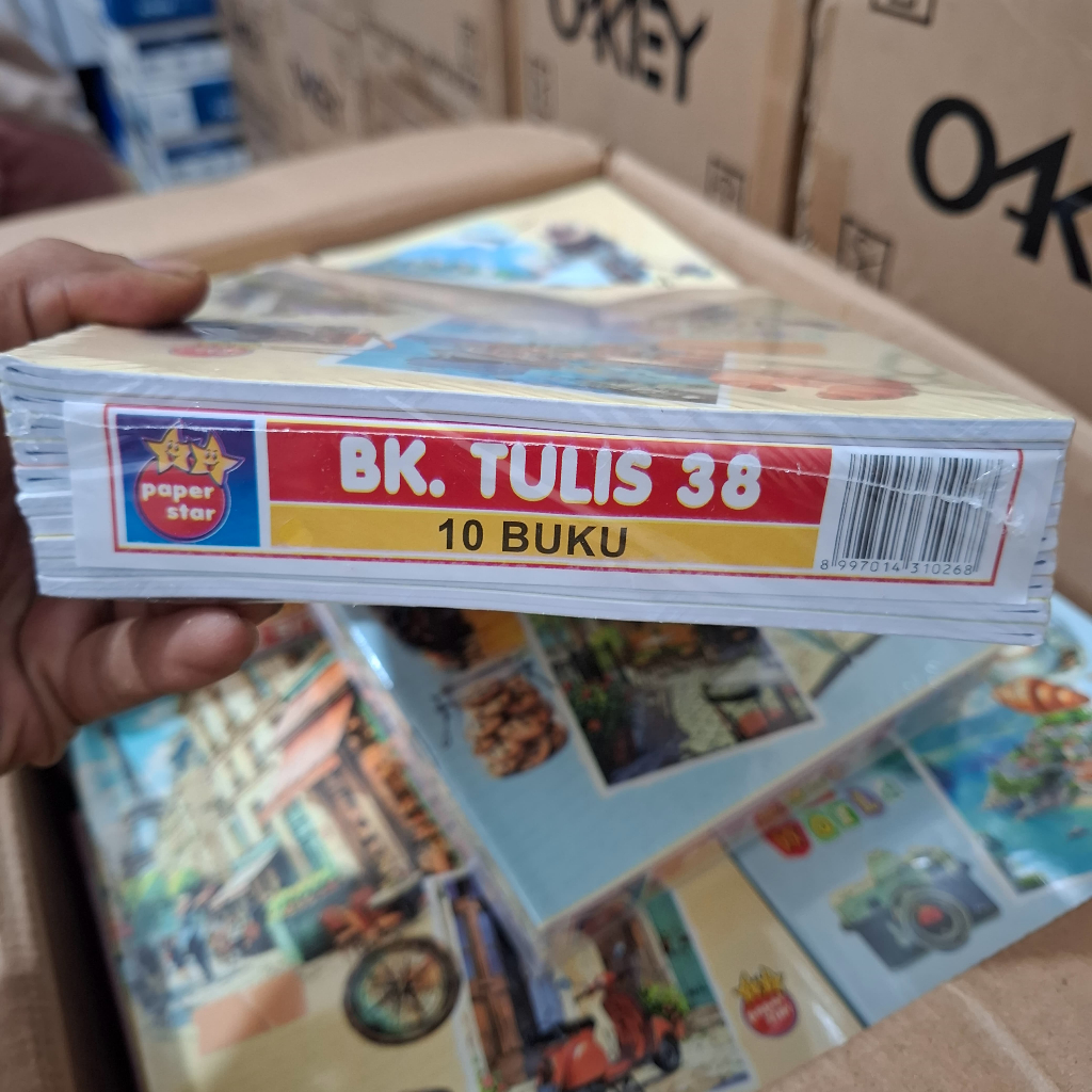 

BUKU TULIS PAPER STAR 38 LEMBAR TEBAL DAN PREMIUM 1 PAK ISI 10
