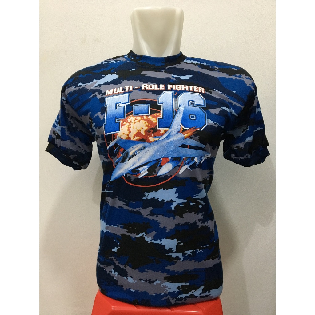 Kaos Loreng Auri F16 - Kaos Loreng AU - Kaos Loreng - Kaos AU Indonesia