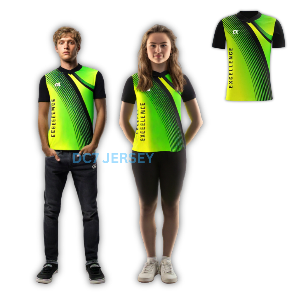 Setelan Baju dan Celana Badminton Kaos Bulutangkis Full Print Dewasa Size M L XL