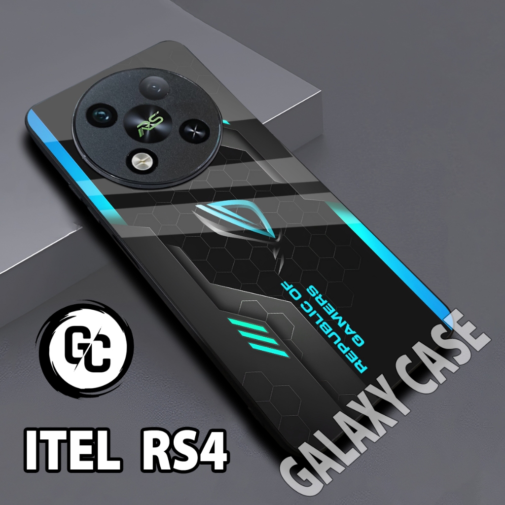 Softcase glossy ITEL RS4/Case ITEL RS4 Cowok/case ITEL RS4 glitter/casing ITEL RS4/case HP ITEL RS4