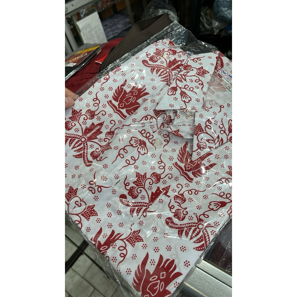BAJU BATIK KEMEJA SD TUT WURI HANDAYANI