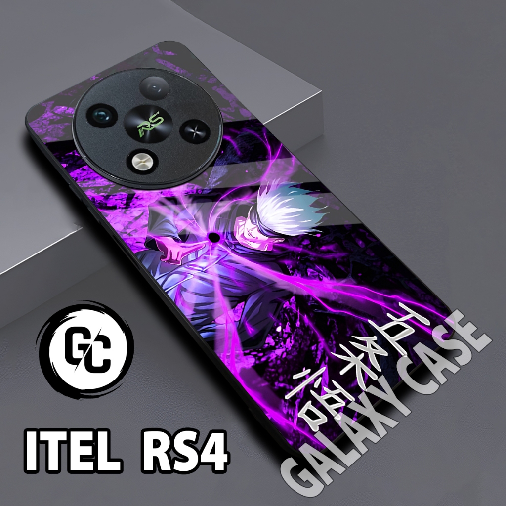 Softcase glossy ITEL RS4/Case ITEL RS4 Anime/case ITEL RS4 glitter/casing ITEL RS4/case HP ITEL RS4