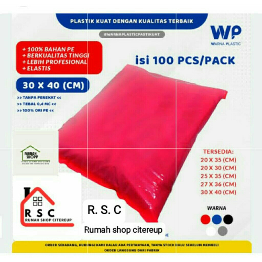 

jual plastic pecking online PE 30 x 40 cm termurah